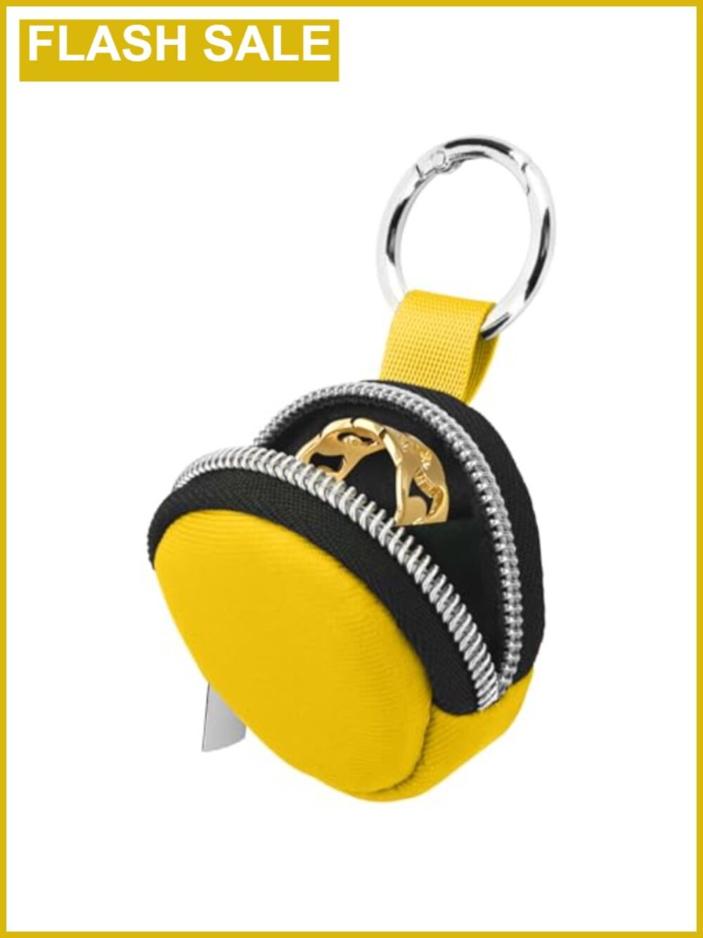 Portable Ring Organizer Case with Keychain Ring Holder Travel Storage